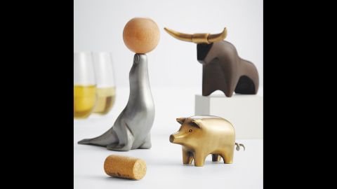 You've probably got a December scheduled to the hilt with holiday parties. And you're on the hook for more than one host or hostess gift. For these gifts, think about the accoutrements needed for great entertaining, like these delightful corkscrews from <a href="http://gifts.redenvelope.com/gifts/whimsy-animal-corkscrew-30090071?ssid=4&REF=REDFeedGooglePLA&q=animal+corkscrew&viewpos=1&trackingpgroup=productsearch" target="_blank" target="_blank">Red Envelope</a>.