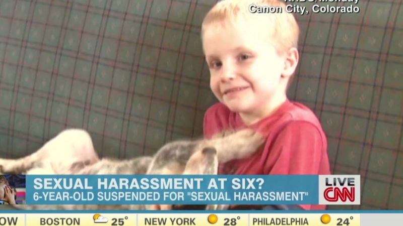6-year-old suspended for kissing girl, accused of sexual harassment