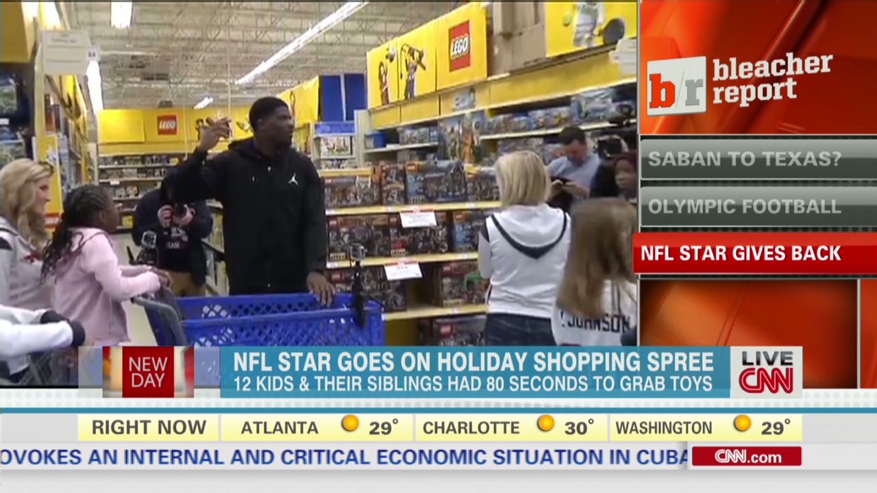 Andre Johnson gives kids $17k in toys