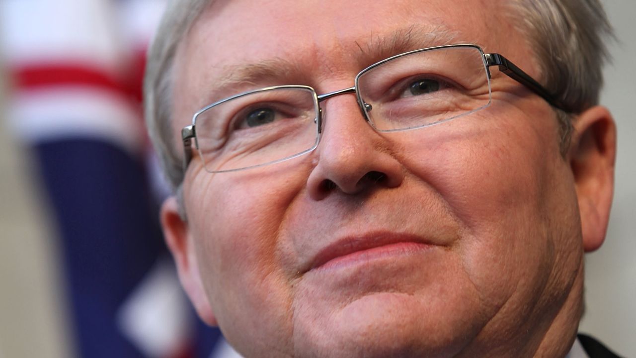 Former Australian Prime Minister Kevin Rudd