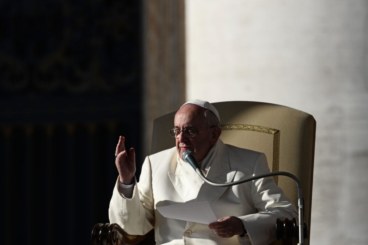 DECEMBER 11 - ST PETER'S SQUARE, VATICAN: Pope Francis, formerly Jorge Bergoglio of Argentina, is known as a humble man, a capable administrator and -- as is expected -- a person of great faith. The charismatic pontiff has been named <a href="http://edition.cnn.com/2013/12/11/living/time-person-of-the-year/index.html?hpt=hp_t1">Time magazine's person of the year</a>. "The septuagenarian superstar is poised to transform a place that measures change by the century," Time said.