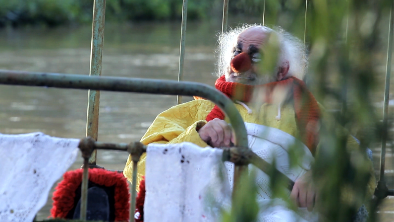 ... and, not to forget, a gentle stream, perfect for a float on a clown's bed boat. 