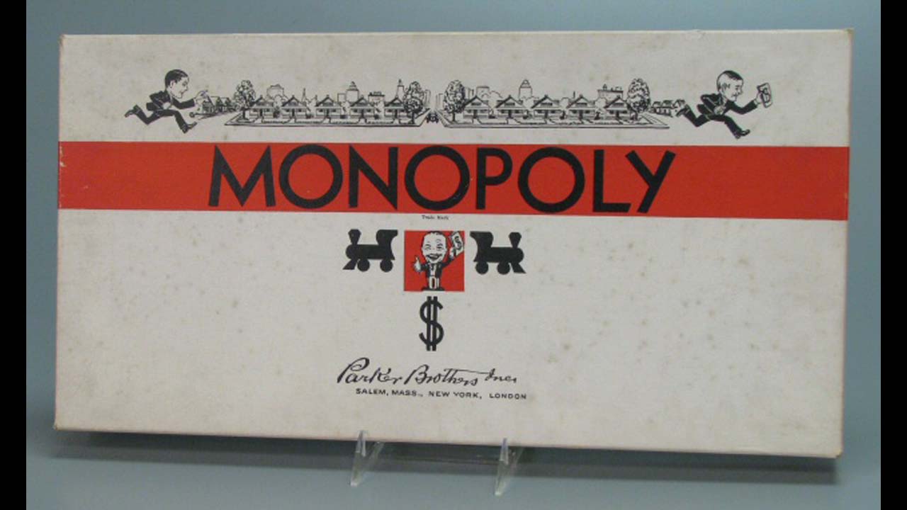 Monopoly was first issued by Parker Brothers in 1935, though there is some controversy about who invented the game. Some say it was Charles Darrow during the Depression; others say it was originally Elizabeth Phillips who called it The Landlord's Game, patented in 1904. Like many games and toys, the look has changed over the years.