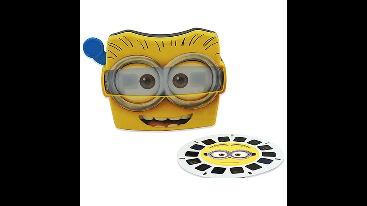 Despicable Me 2 View-Master by Fisher-Price in 2012. The View-Master has been sold to a few different companies, but it wasn't until 1997 that Tyco, View-Master Ideal Group and Mattel Inc. merged. Now, the View-Master continues to be produced under Fisher-Price, a Mattel-owned company. A custom View-Master allows you to build a personalized reel using whatever photos you choose.