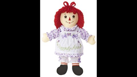 Garden Raggedy Ann Doll by Aurora for 2013. The cloth dolls of Ann and her brother Andy have stayed in production since Volland issued the first set of dolls in 1918. Raggedy Ann entered the National Toy Hall of Fame in 2002, with Andy joining her in 2007.
