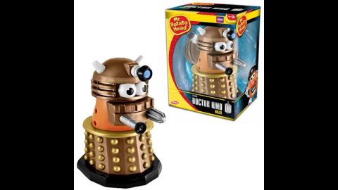 Dalek Doctor Who Mr. Potato Head by Playskool in 2013. Mr. Potato Head now comes as many characters and yet remains a "nostalgia" toy that crosses generations.  