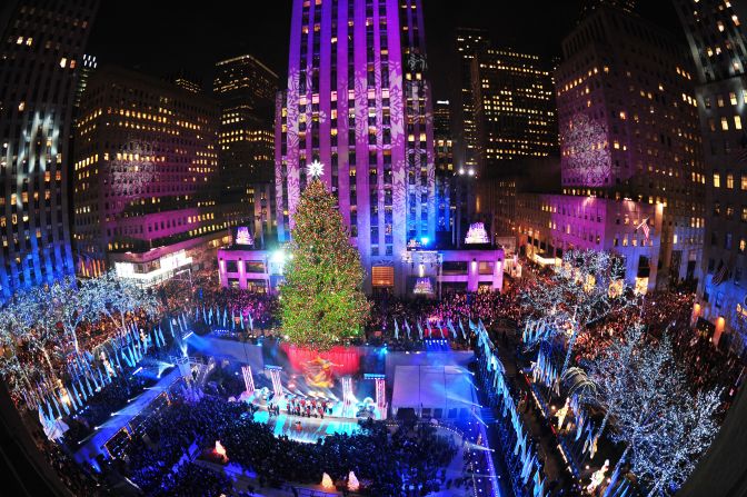 Rockefeller Center's ice rink has been around for 77 years; the decorated tree is an 80-year-old tradition. 