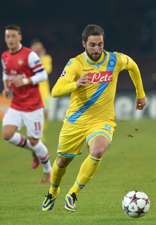 Argentinian forward Gonzalo Higuain scored in the 73rd minute for Napoli and Jose Callejon added a second in injury time, but Rafa Benitez's side miss out on the last 16 and will now play in the Europa League.  