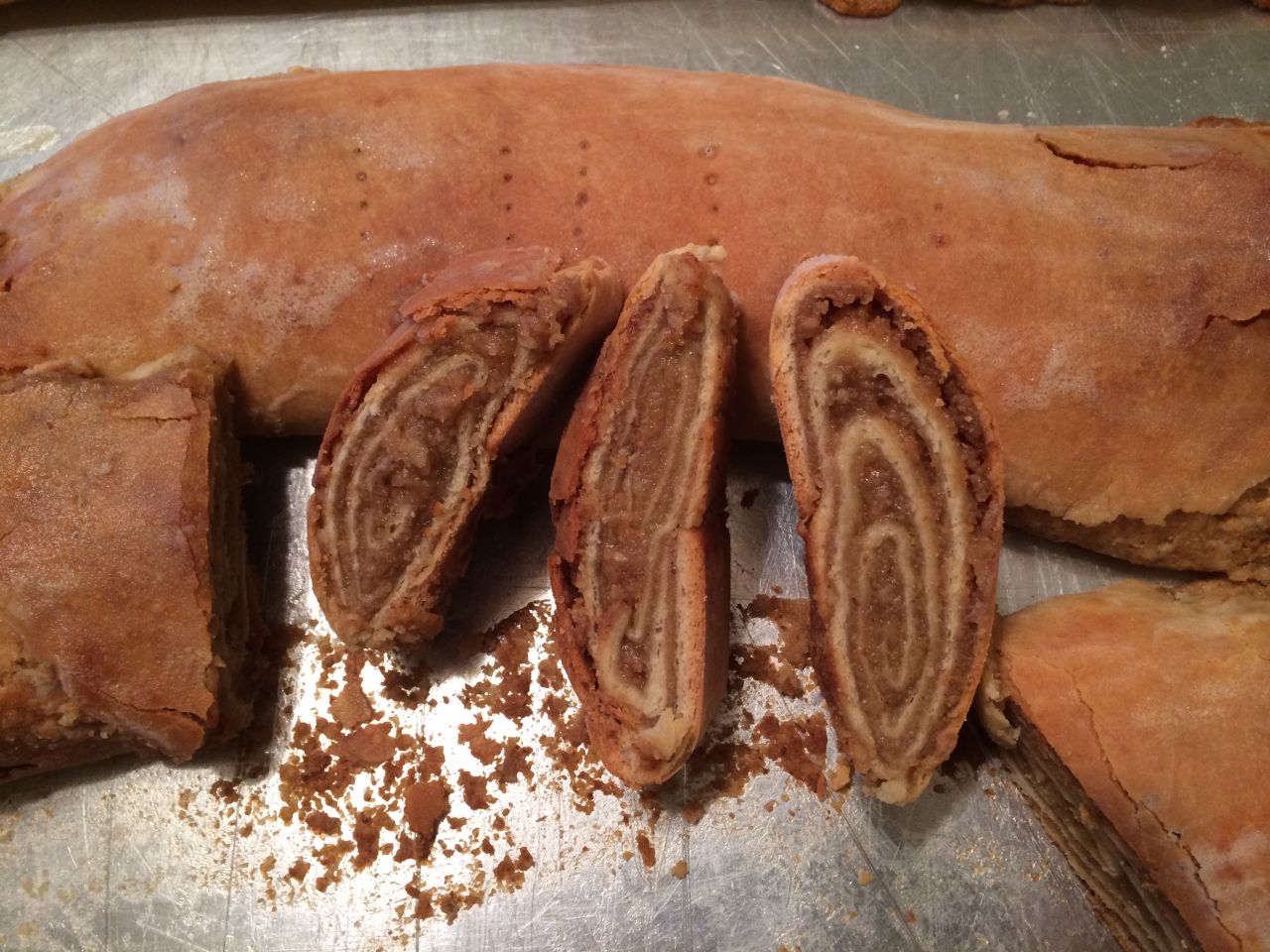 It isn't a holiday at John Bodnar's home without traditional kolachi nut rolls -- a sweet, filled Slavic pastry. 