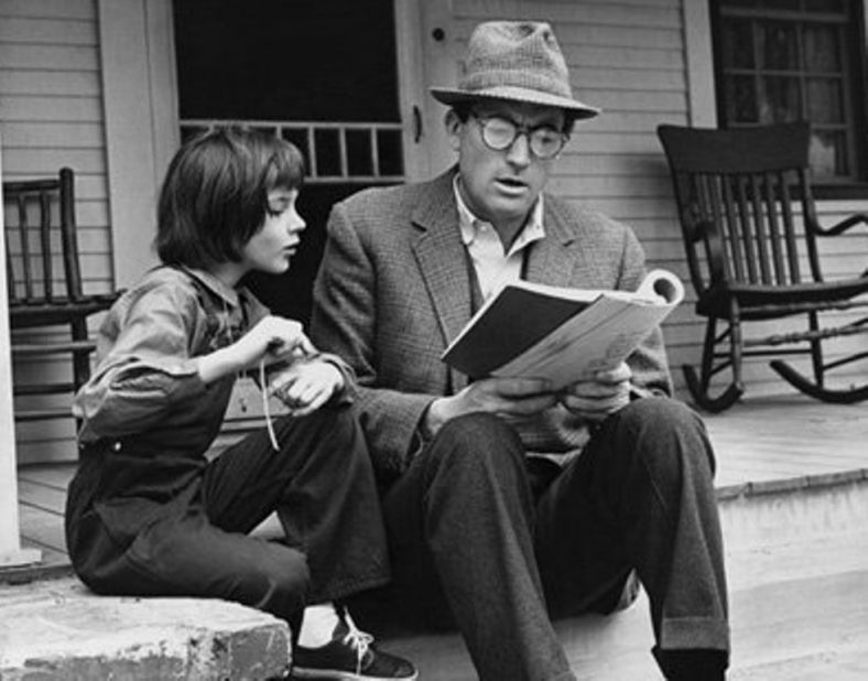 <strong>"To Kill a Mockingbird":</strong> Harper Lee's only novel, a huge best-seller, won the 1960 Pulitzer Prize for fiction. The story, told through the eyes of a child, is about race and justice in Depression-era Alabama, and lawyer Atticus Finch -- the narrator's father -- has become a model for a righteous, soft-spoken hero. The 1962 film is equally beloved and earned Gregory Peck an Oscar for his performance as Atticus.