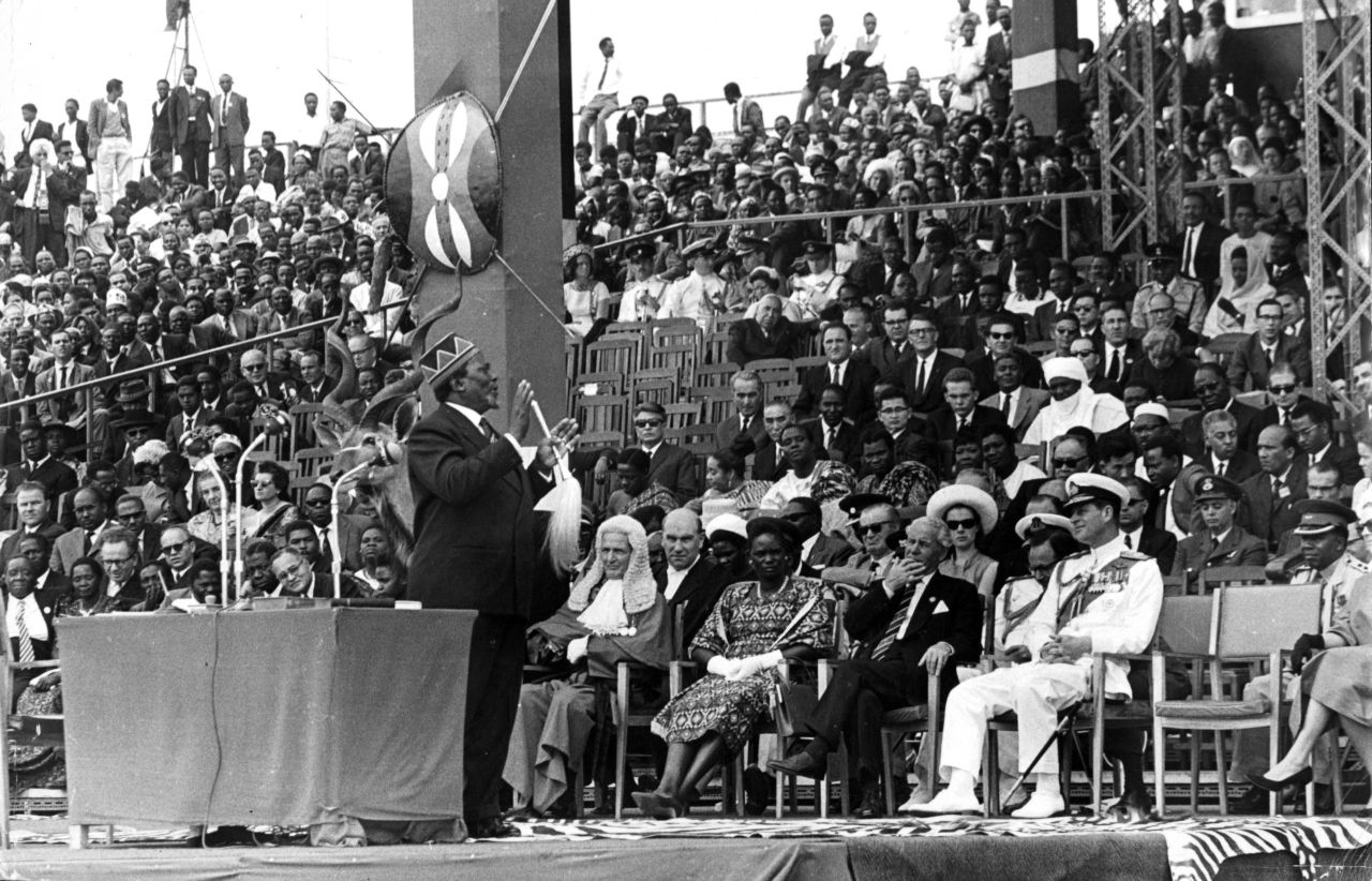 Kenya gained independence from Britain in 1963. It is now one of East Africa's leading economies. "Kenya's 50th independence celebrations come at a moment of great economic promise for the continent," says Juma.