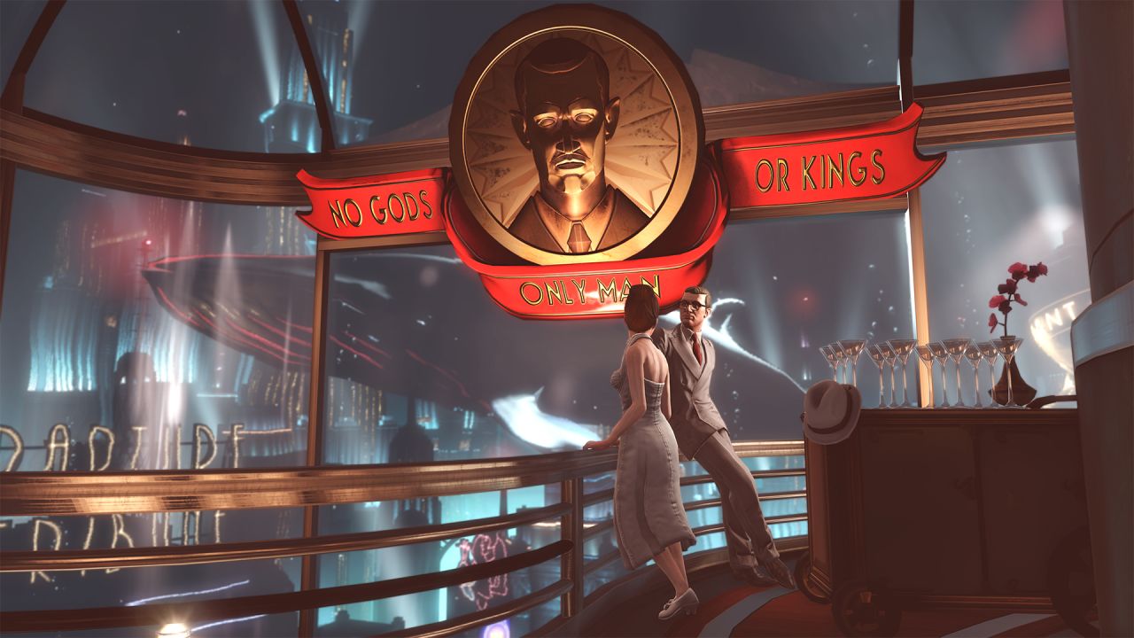 Rapture, de 'Bioshock', es una extravagante metrópolis submarina empapada en 'glamour'.