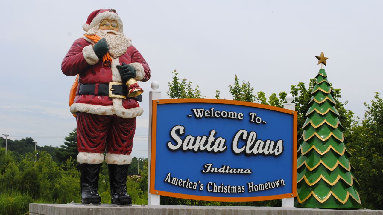 The town of Santa Claus was originally called Santa Fe, but that's not half as much fun. 
