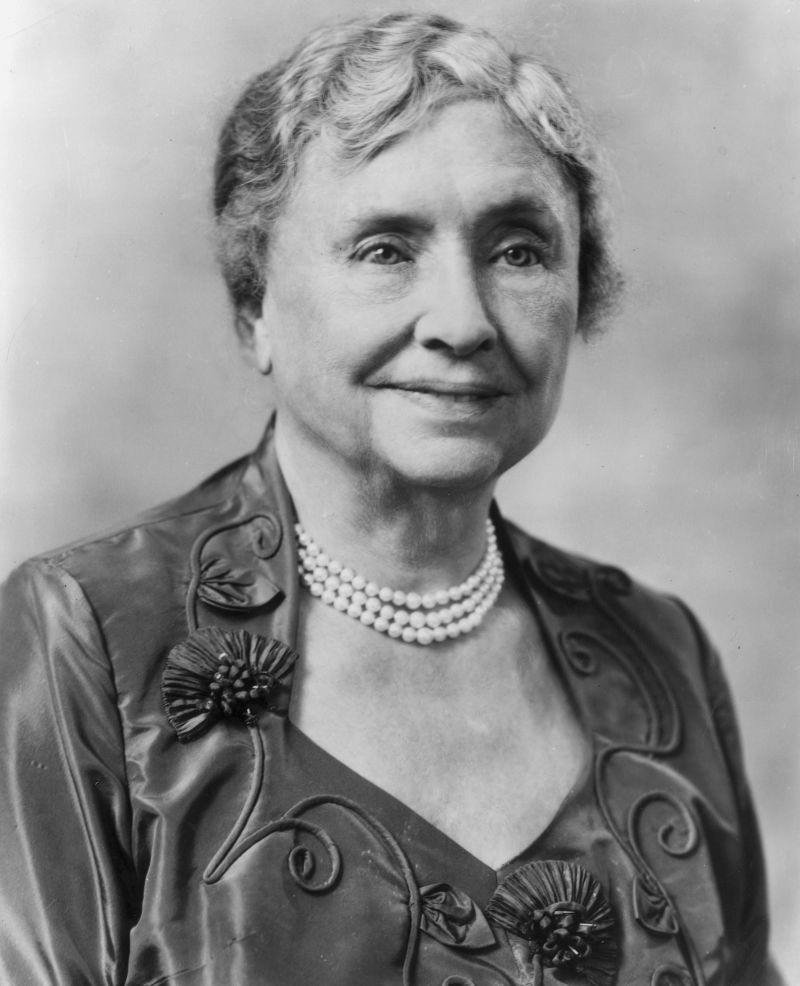 Did Helen Keller wear black skirtsemlcpafx