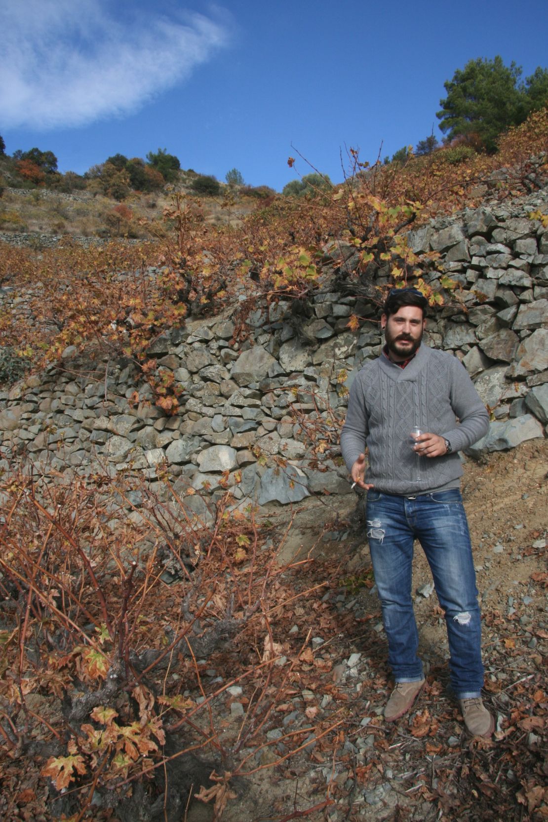 Winemaker Lefteris Mohianakis 