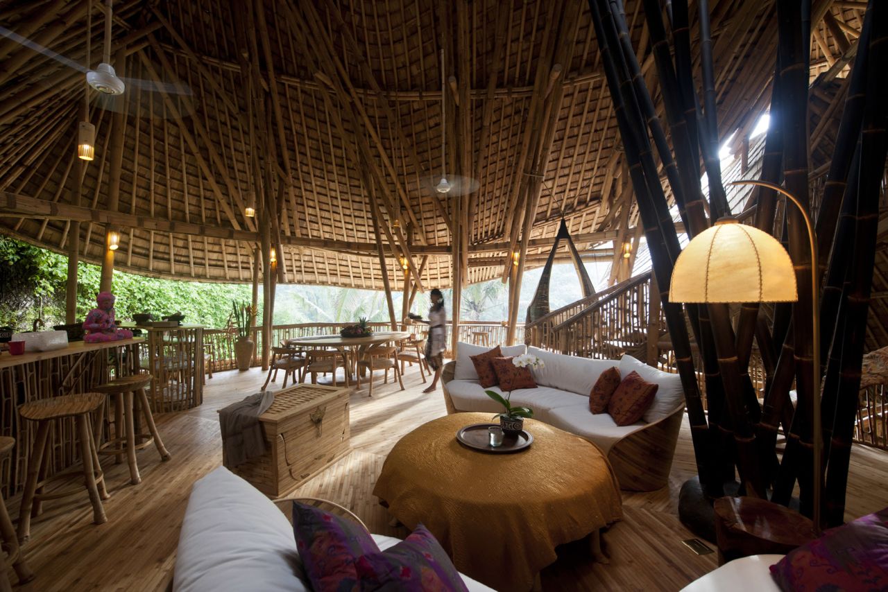 All the houses are centered around a single communal area, but discreet gardens give each one privacy.