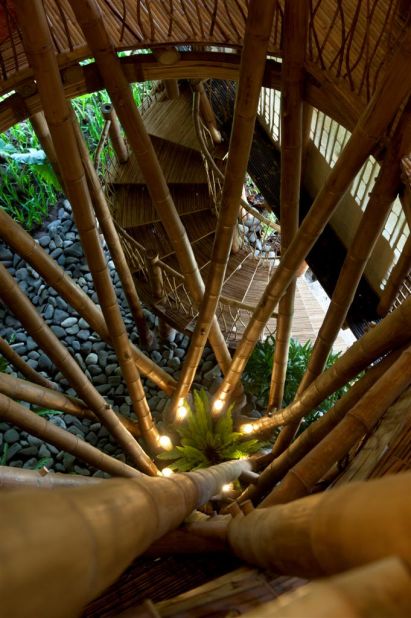 "Many people still think bamboo is cheap and only for small buildings, but we're showing it can be used to make high houses, and really redefine how the material is used," says How. 