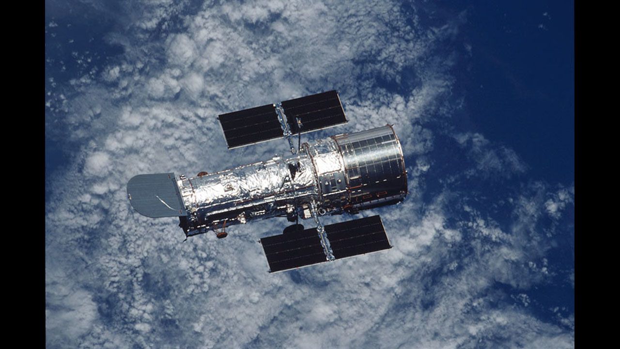The Hubble Space Telescope took spectrographic images of vapor rising off of Jupiter's moon Europa.