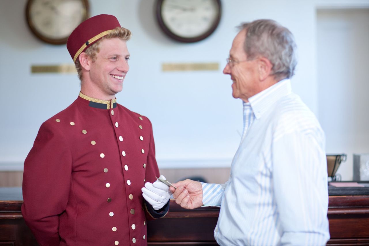 No need to tip for smiles. Unless they're as good as this one.