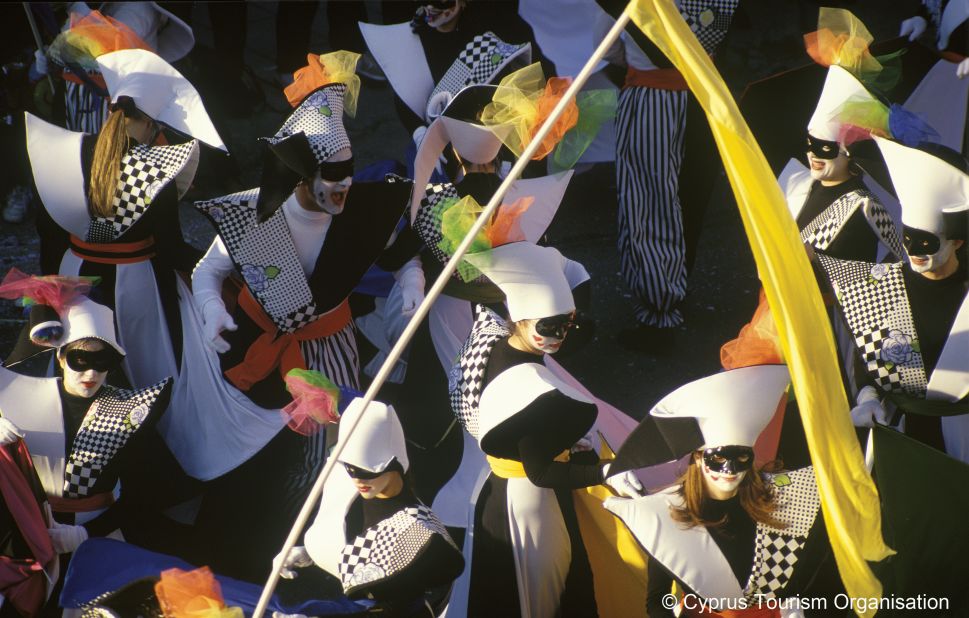 Taking place every year in the city of Limassol, carnival in Cyprus melds Venetian and much older Greek traditions.