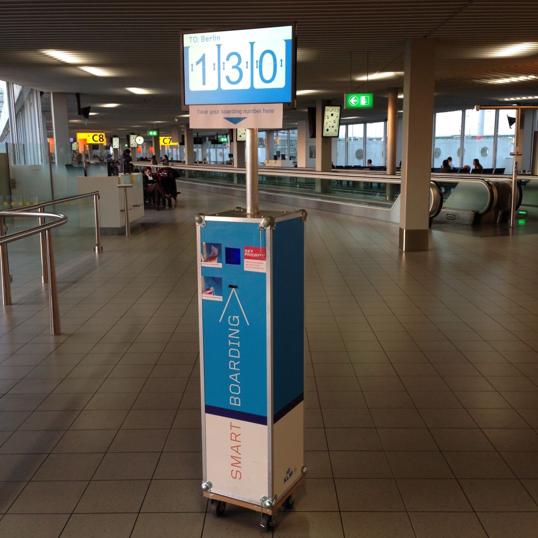 Smarter boarding KLM