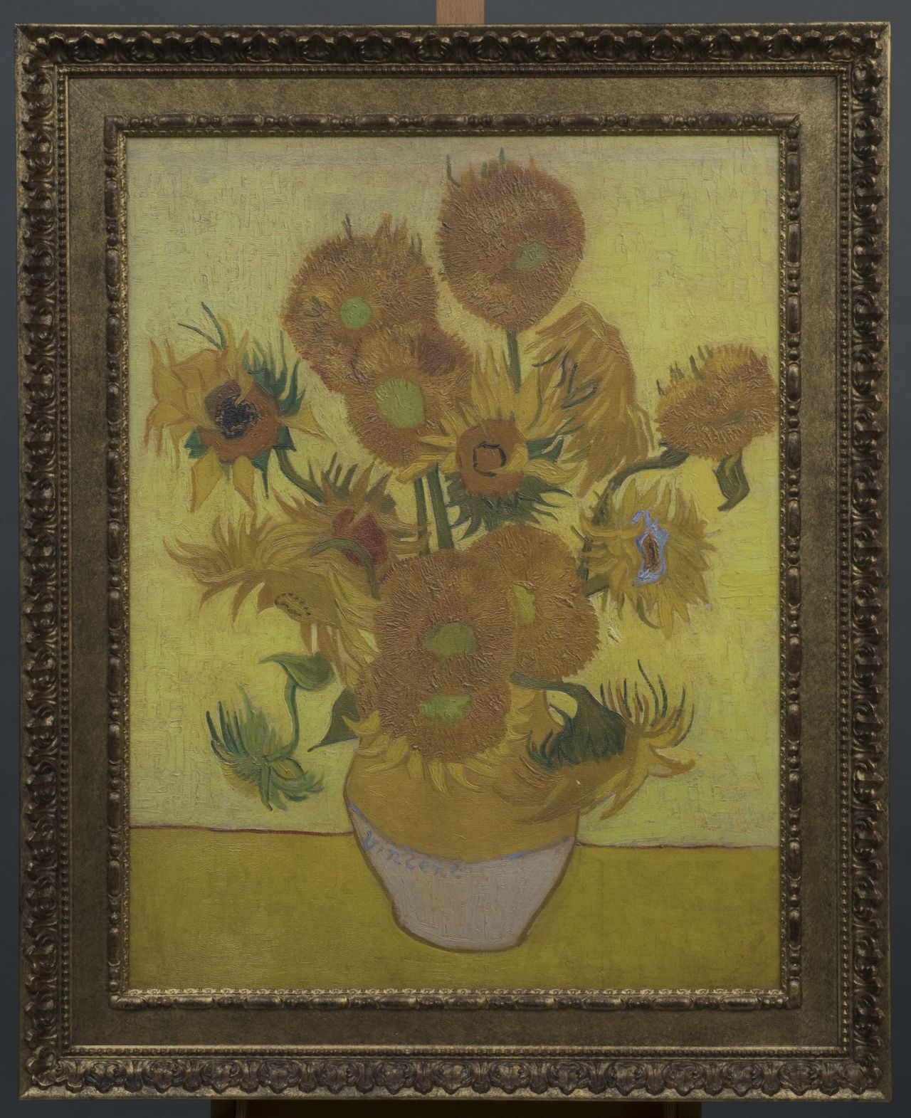 Working with Fujifilm, the Van Gogh Museum has created 3-D printed reproductions—called "Relievos"—of five masterpieces. This "Sunflowers" Relievo captures the direction and relief of Van Gogh's brushstrokes, and its 32 shades of yellow. The museum sells the reproductions for €25,000 each, or about $34,000.