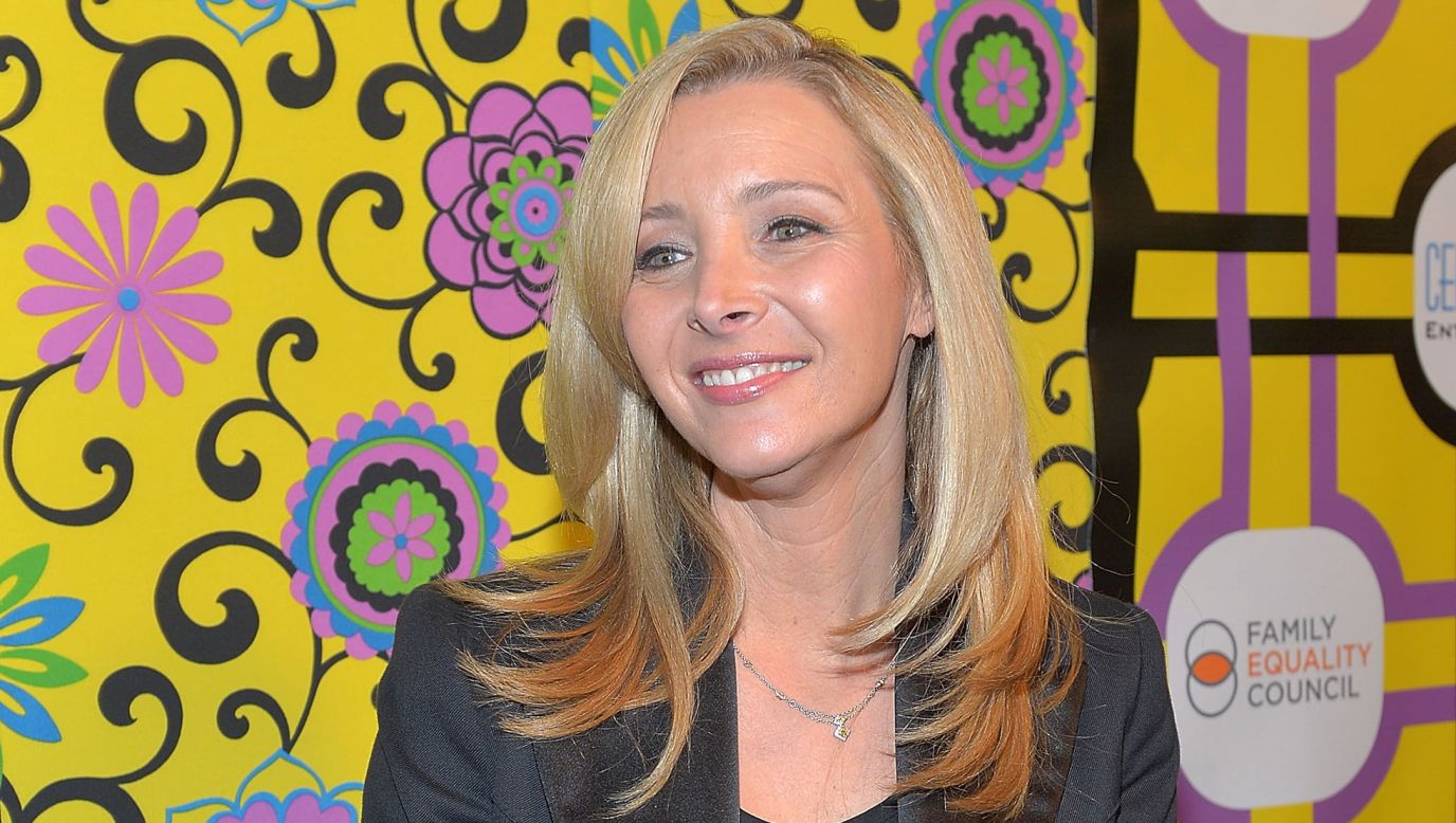 Actress Lisa Kudrow, best known as Phoebe Buffay on the TV series "Friends," turned 50 on July 30. 