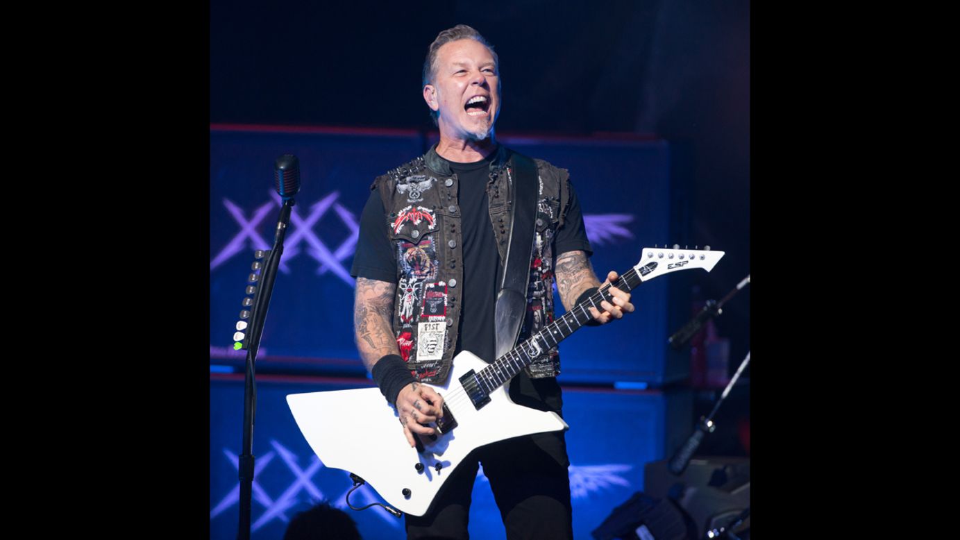 James Hetfield, the front man of rock band Metallica, turned 50 on August 3. 