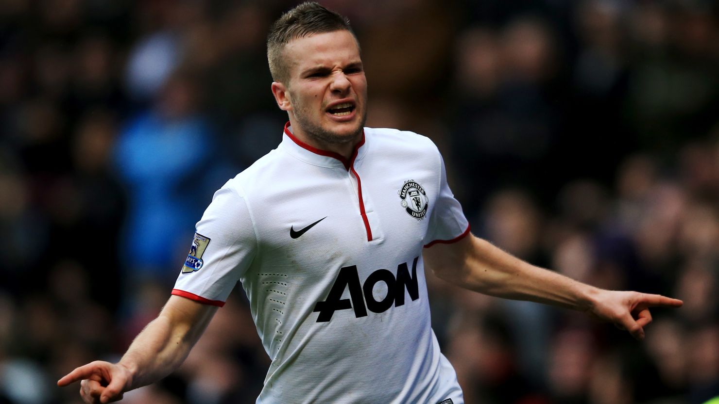 Tom Cleverley scored Manchester United's third goal in a 3-0 win at Aston Villa on Sunday. 