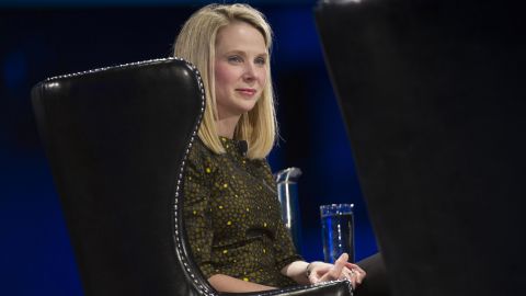 Yahoo CEO Marissa Mayer attends the Dreamforce Conference in San Francisco in November.