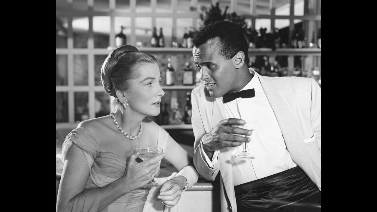 Fontaine and Harry Belafonte appear in the 1957 film "Island In the Sun."