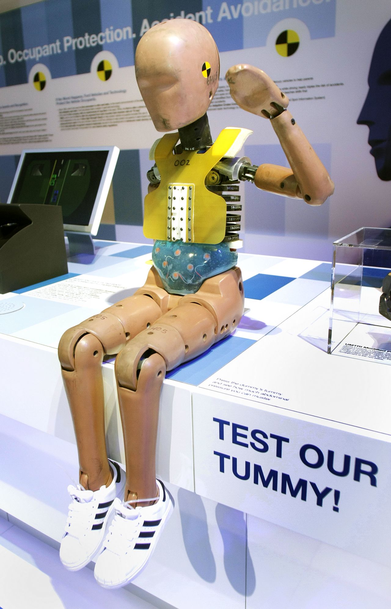 The first crash test dummy was created in 1949 to test ejection seats on aircraft. 