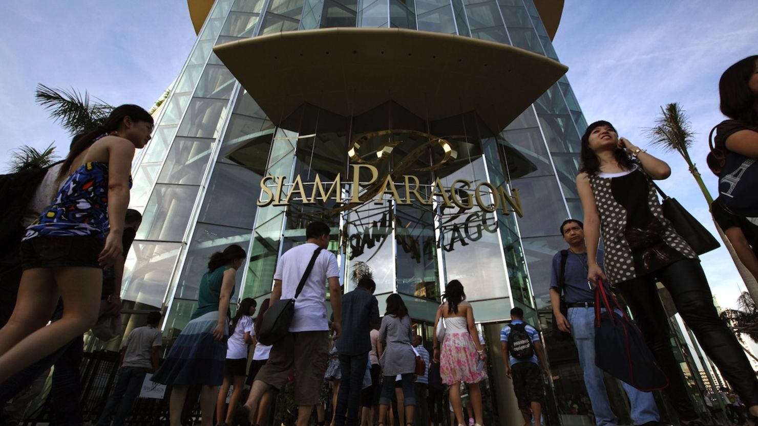 This 2013 photo shows the Siam Paragon mall in Bangkok, Thailand.