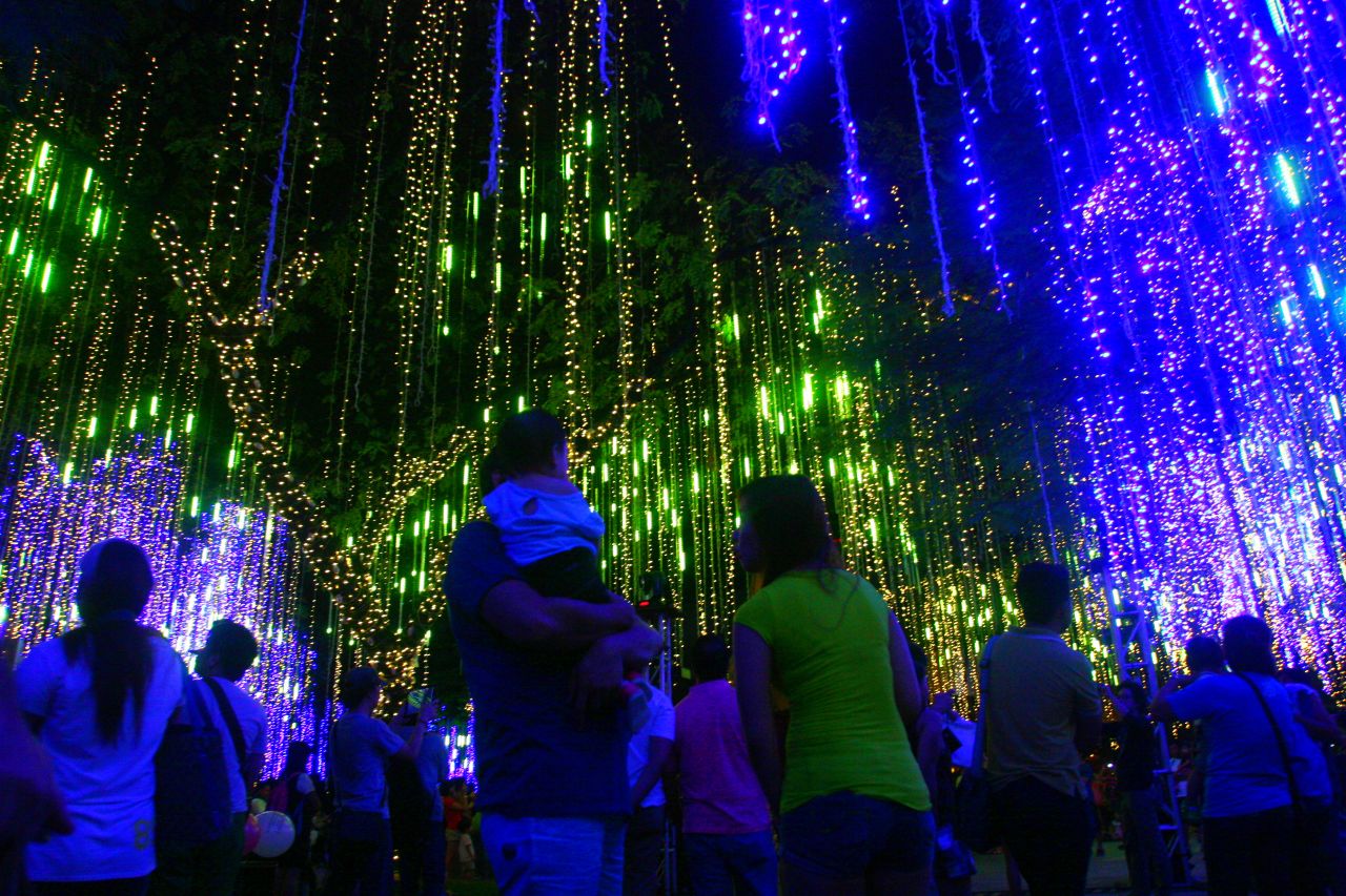 <a href="http://ireport.cnn.com/docs/DOC-1066982" target="_blank">Marlo Cueto </a>photographed an annual lights and sound show in the Philippines. "With thousands of lights dangling from the trees of Ayala Triangle Gardens, people enjoyed watching the show as the lights of variety of colors dance to the tune of Christmas medley," he says.This year's show is dedicated to the victims of the recent typhoon.