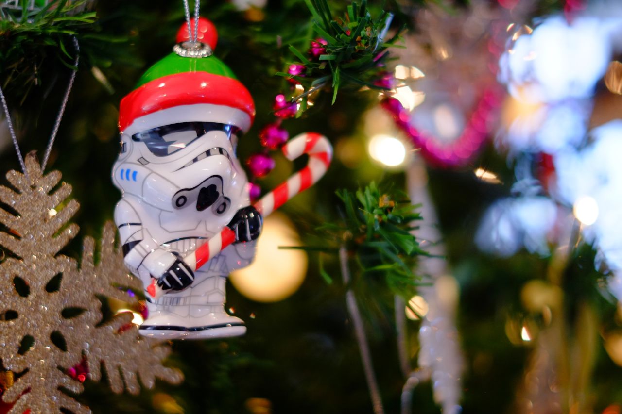 <a href="http://ireport.cnn.com/docs/DOC-1066229" target="_blank">Daniel Incandela</a> started collecting quirky Christmas tree ornaments three years ago. This is one of his newest additions, a "Star Wars" Stormtrooper with a Christmas hat.