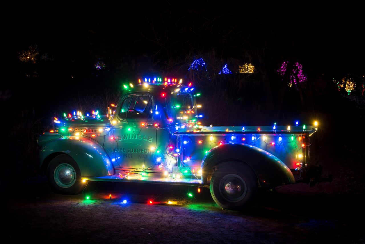 This old truck wrapped in Christmas lights was on display in the Hudson Gardens in Littleton, Colorado. "During the winter season when it is too cold for folks to sit outside and enjoy a music concert, Hudson Gardens decorates their facility with thousands of Christmas holiday lighting," <a href="http://ireport.cnn.com/docs/DOC-1066300" target="_blank">John C. Bielick</a> said. "When I see the Christmas decorations in the wintery cold, I get a feeling of warmth inside."