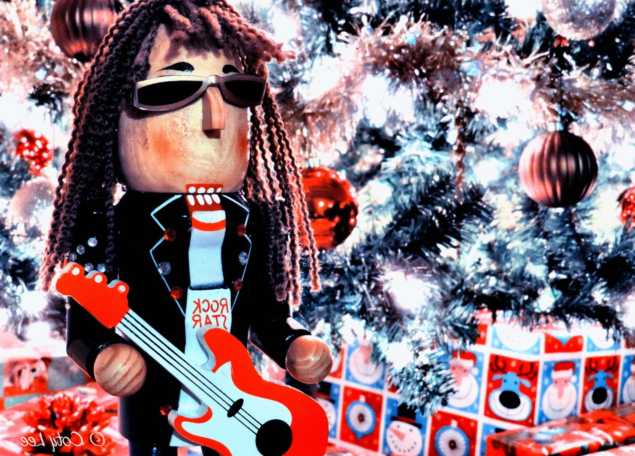 Quirky Christmas ornaments seem to be the way to go. <a href="http://ireport.cnn.com/docs/DOC-1065672" target="_blank">Coty L. Reed </a>bought this rock star nutcracker in 2011, and it always makes it to the branches of their tree. "My son, Jameson, LOVES nutcrackers," she said. "I believe he is definitely English - seems to have a John Lennon style to me."