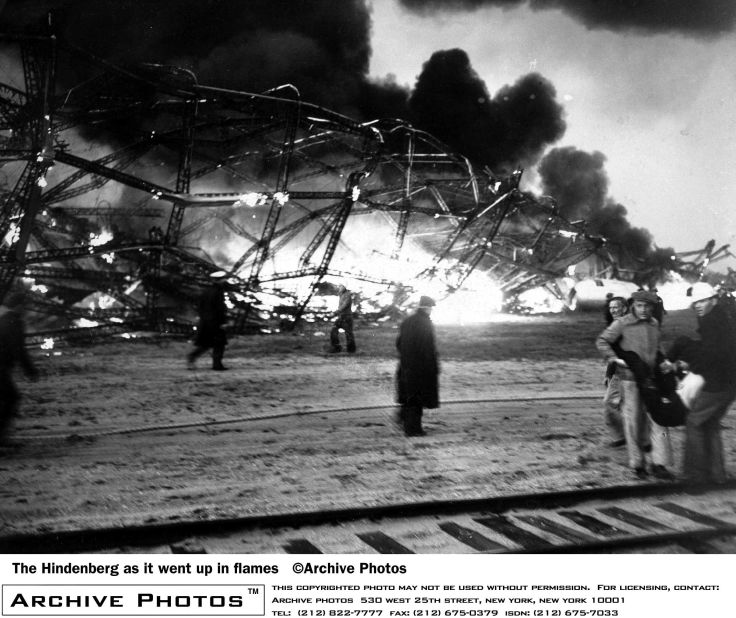The Hindenberg crash in New Jersey in 1937, which killed 36 people, effectively ended the era of zeppelin aviation. The Luftschiffbau Zeppelin Company recently launched a new model, using nonflammable helium instead of hydrogen. 