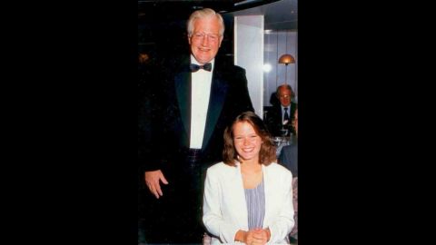 Tasha Dimling says she visits the grave of her father, James Dimling, at Christmas to share a glass of wine.