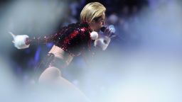 Miley Cyrus performs onstage during Z100's Jingle Ball 2013, presented by Aeropostale, at Madison Square Garden on December 13, 2013 in New York City.