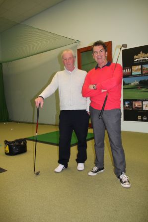 Gould (right) and Wilkinson have both served over 35 years at KGS, passing King's principles on to today's modern golfers, with the help of new coaches Dave Lamplough and Phillip Talbot.