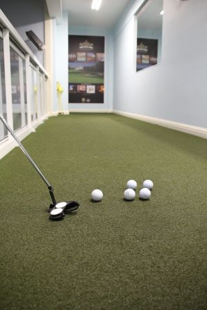 Another new feature is a putting green for golfers to hone that vital part of the game that gave rise to the phrase "driving for show, putting for dough."