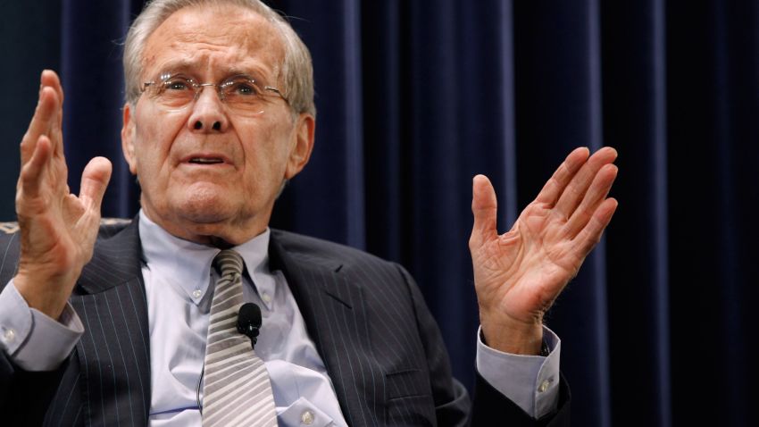 Former U.S. Secretary of Defense Donald Rumsfeld in 2011.