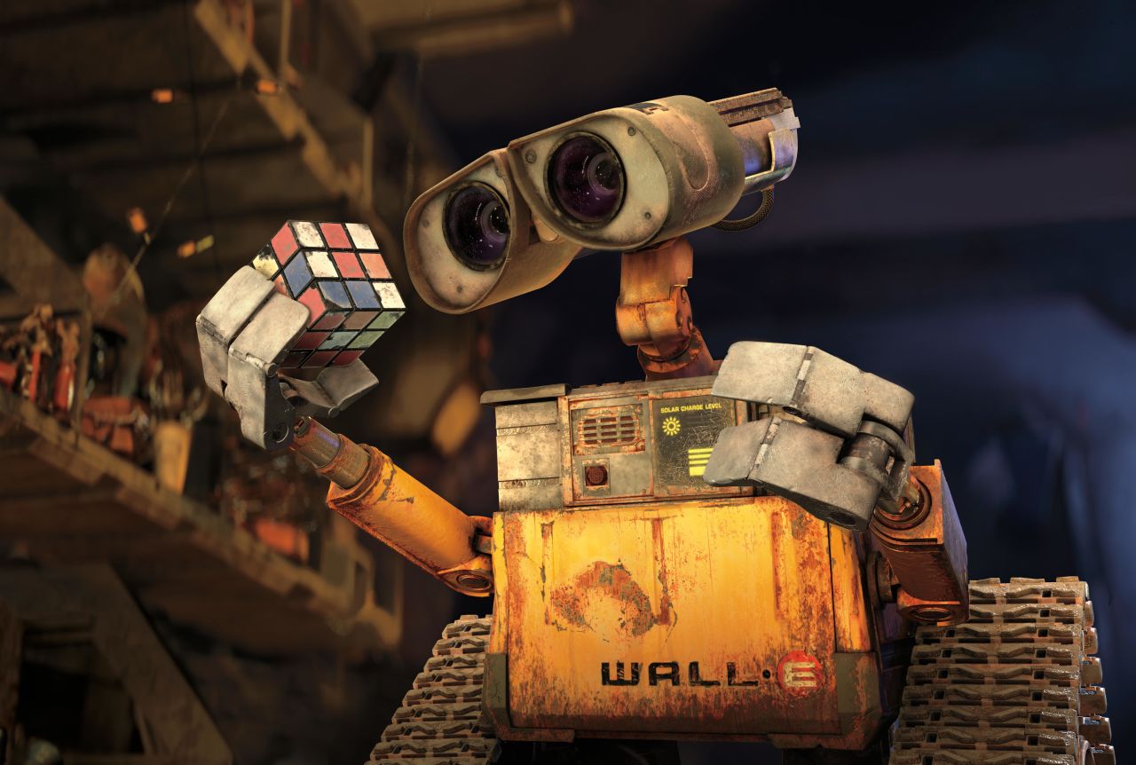 In Pixar's 2008 film "Wall-E," the titular robot was the last resident of an abandoned, environmentally ruined Earth. The first half of the computer-animated movie contained virtually no dialogue.