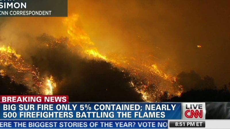 Big Sur fire burns fire chief’s home