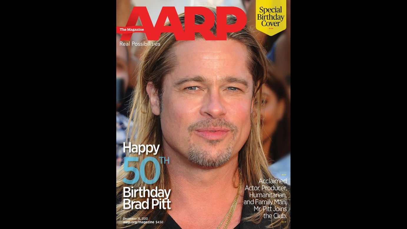 In honor of Brad Pitt's 50th birthday on December 18, The <a href="https://www.facebook.com/AARP" target="_blank" target="_blank">AARP marked the occasion with a special cover</a> featuring the star. Take a look back at his life and career through the years.