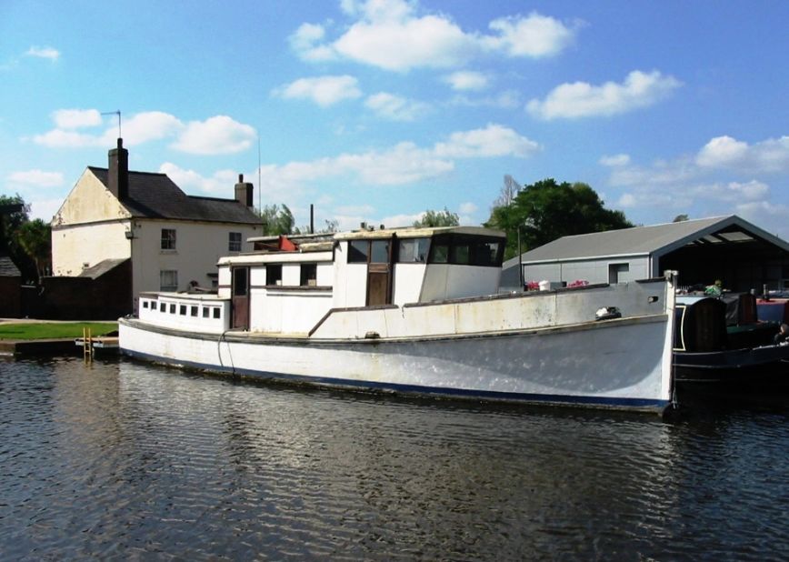 Conway has purchased Lady Sybil H with a view to restoring the former wartime maritime vessel to former glories and living on her. 