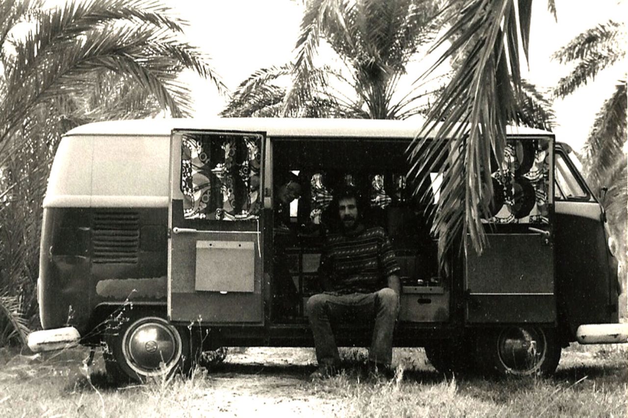 Kombis became popular with travelers in the 1960s, including iReporter Gary Garfield, shown here in his home of 10 months during a world tour.