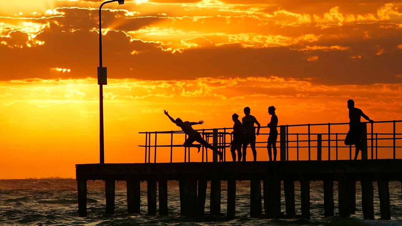 This file image from 2009  is the sort of scene you would expect posted to Facebook. The pier and surrounding St Kilda area are one of Melbourne's most popular spots