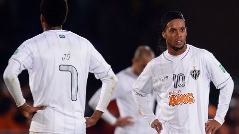 Ronaldinho won the World Cup with Brazil in 2002 and has spoken of his desire to get back into the squad.